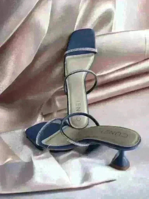 Matisse Blue Heels - cunei